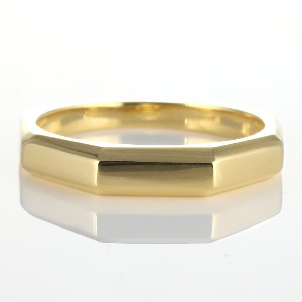 結婚指輪 指輪 ゴールド イエローゴールド 八角 人気 ファッション デザイン スイートマリッジ オーダー