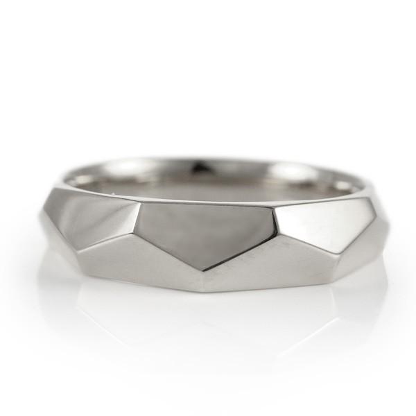 50代のメンズリング プラチナ シンプル メンズ 地金 リング オーダー