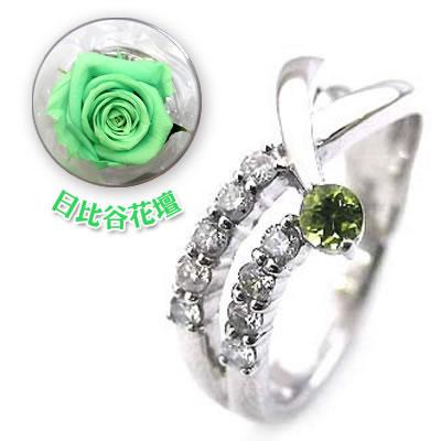 New限定品 指輪レディース ダイヤモンド指輪 結婚10周年記念 プラチナ ペリドット ダイヤモンドリング 限定 日比谷花壇誕生色バラ付 今だけ代引手数料無料 100 本物保証 Www Ladislexia Net