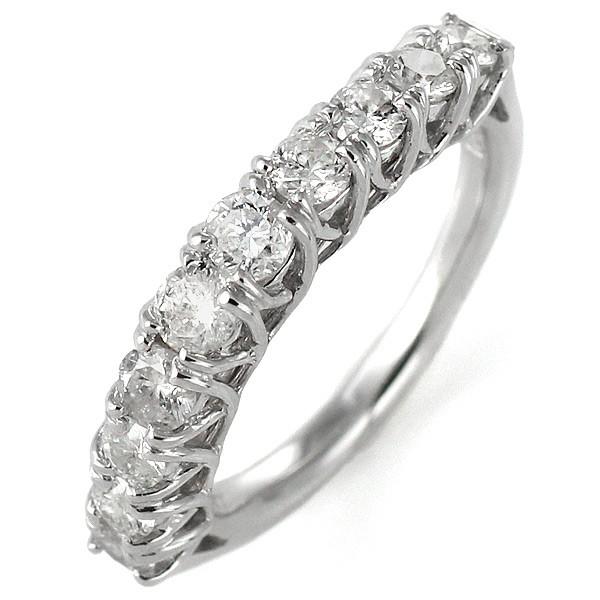 ダイヤモンド指輪 スイート エタニティ ダイヤモンド プラチナ リング 1カラット 1.0ct 結婚 婚約 10年目 マリッジ エンゲージ オーダー爆買の画像