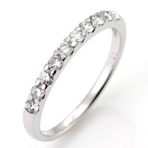 指輪レディース エタニティリング ダイヤモンド プラチナ 0.2カラット 指輪 結婚記念日 オーダー爆買の画像