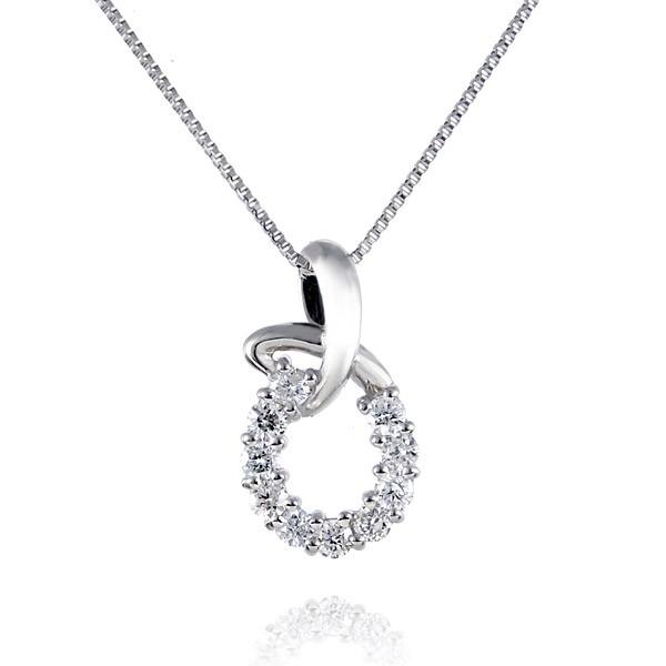 ダイヤモンド ネックレス プラチナ プレゼント 結婚記念日 オーダー爆買の画像