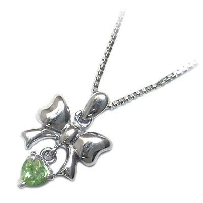 送料込 8月誕生石k18ホワイトゴールド ペリドットペンダント ネックレス 今だけ代引手数料無料 超歓迎 Lespakigali Com