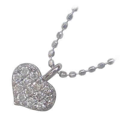 4月誕生石 K18ホワイトゴールド ダイヤモンド ペンダント オーダー