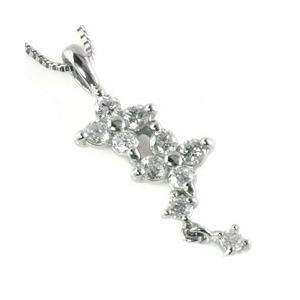 スイート エタニティ ダイヤモンド 10個 ダイヤモンド ネックレス 結婚 10周年記念 オーダー爆買の画像
