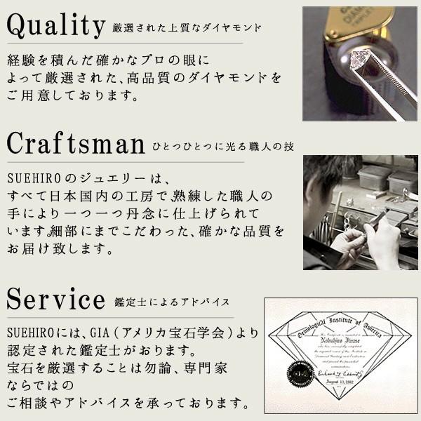 SUEHIRO（スエヒロ） ネックレス レディース 18金 ダイヤモンドピンク