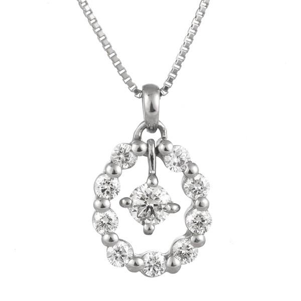 プラチナ ネックレス ネックレス ペンダント 今だけ代引手数料無料 エタニティ しずく エタニティ M101 Suehiro ダイヤモンド ダイヤモンド 10周年記念 通販激安