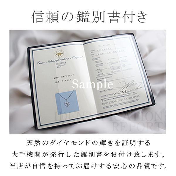 ダイヤモンド ネックレス 0.5カラット 一粒 ピンクゴールド シンプル ネックレス ダイヤモンドネックレス 一粒  DIAMOND NECKLACE 鑑別書付爆買の画像