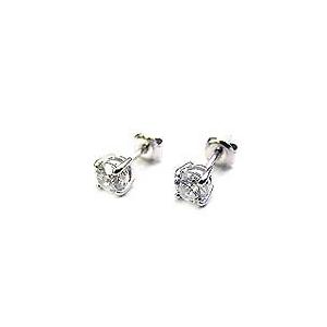 ピアス レディース ダイヤモンド プラチナアクセサリー 一粒夏 オーダー爆買の画像
