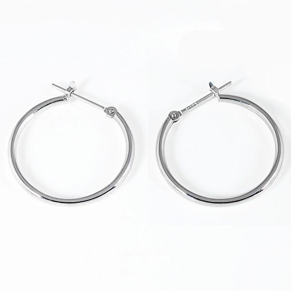 上品 メンズ ピアス ホワイトゴールド 指輪 メンズ シンプルリング 輪 メンズ ピアス シンプル 人気 今だけ代引手数料無料 リング 丸型 輪っか メンズアクセサリー