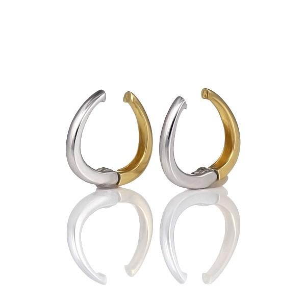 売れ筋がひクリスマスプレゼント ゴールド 18金 セール 女性 レディース プレゼント おすすめ 人気 レディースピアス リング 輪 シンプル コンビ ピアリング ピアス ホワイトゴールド イエローゴールド 18金 女性 プレゼント おすすめ ピアス ピアリング レディース