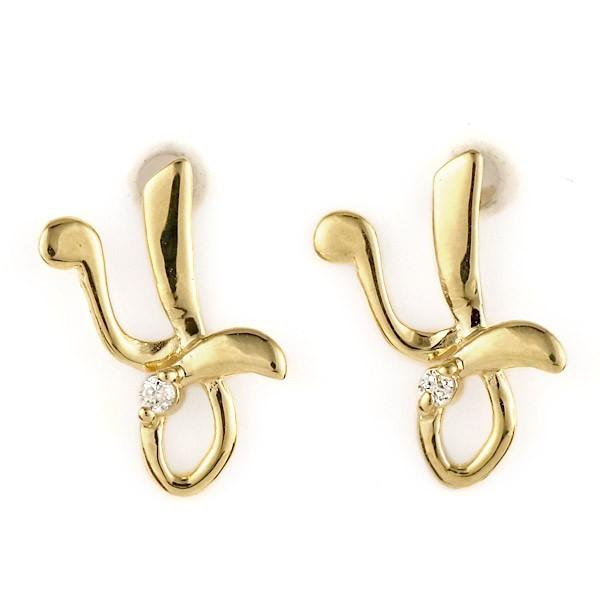 ピアス レディース ダイヤモンド K18ホワイトゴールド 18金 ダイヤ 合計1.0ct クローバー 4月誕生石 女性 おすすめ プレゼント 人気 オーダー爆買