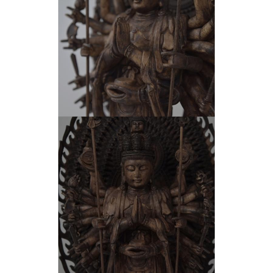 仏像‥木彫観音立像‥仏教美術 仏像 木彫り 置物 観音像 風水【水月観音】菩薩像 高級天然ツゲ