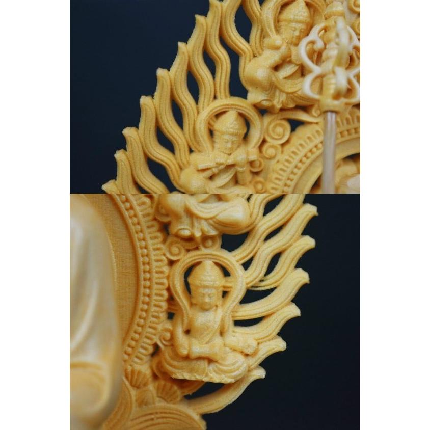 木彫り 仏像 地蔵菩薩 お地蔵様 お地蔵さん 地蔵王菩薩 座像 仏教美術 置物 フィギュア 木彫 仏像