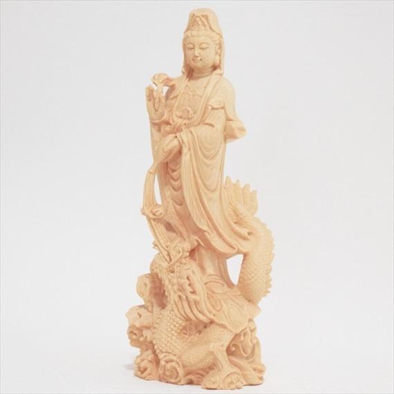 観音菩薩　観世音菩薩　観自在菩薩　救世菩薩　木彫り　一刀彫 観音菩薩 仏像 木像 観世音菩薩 観自在菩薩 観音様 観音 龍 鳳凰 般若