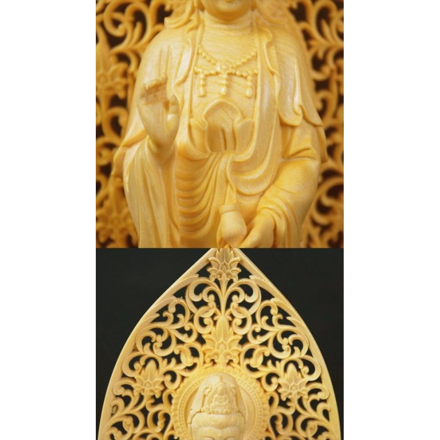 人気TOP 観音様 378 置物 仏教美術 立像 観音菩薩像 フィギュア 救世 