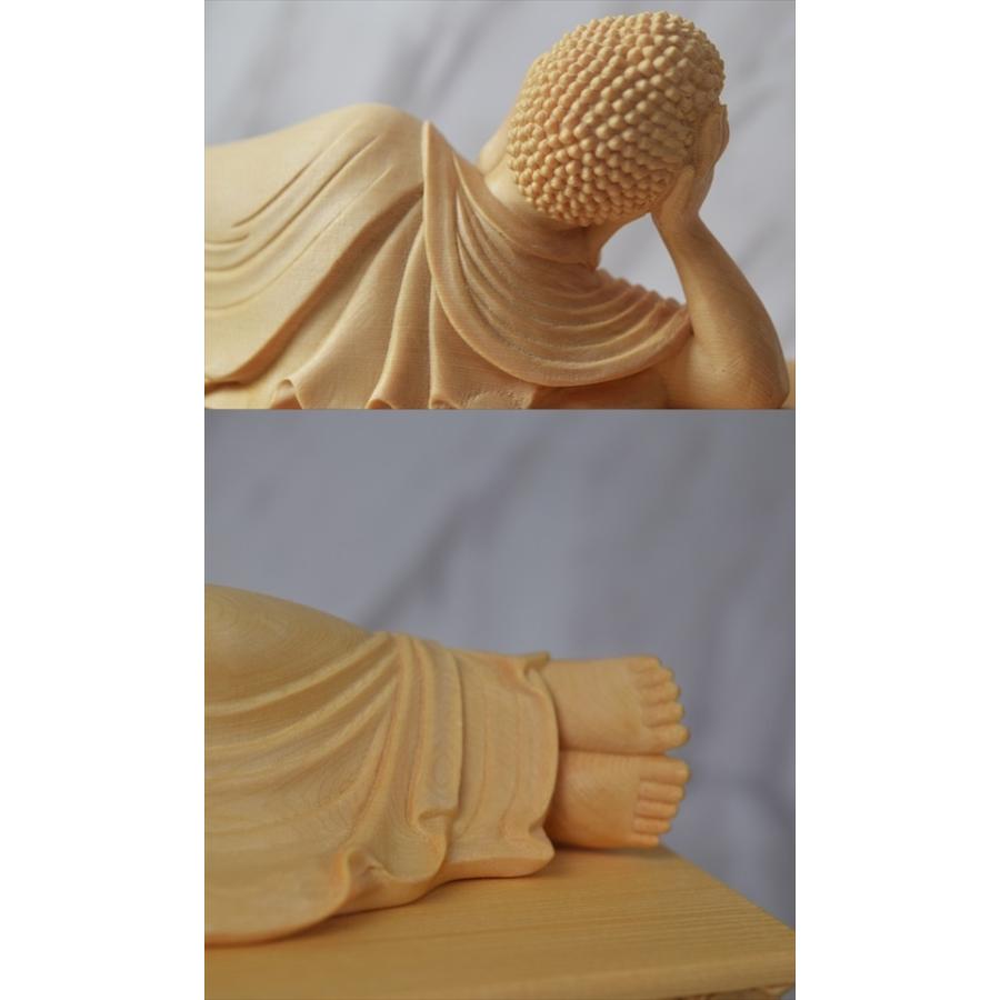 木彫り 仏像 涅槃 寝仏 涅槃像 涅槃仏 お釈迦様 釈迦如来像 仏教美術 置物 木彫 仏像 Ba3 末吉屋 通販 Yahoo ショッピング