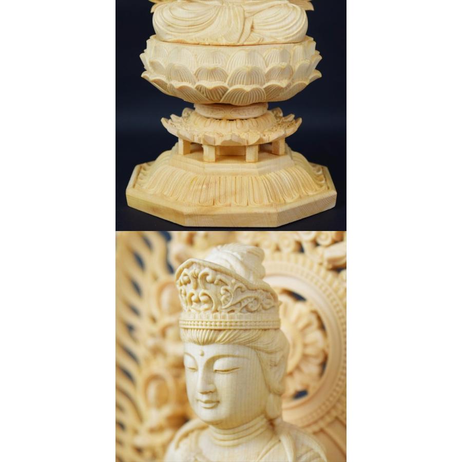 文殊菩薩 木彫り 仏像 フィギュア 文殊菩薩像 座像 仏教美術 置物 木彫