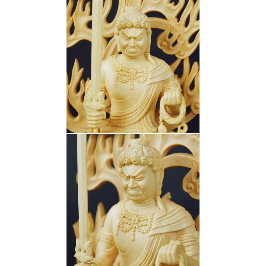送料無料 木彫り 仏像 不動明王 フィギュア 不動明王像 座像 仏教美術 置物 木彫 仏像 人気ショップが最安値挑戦 Zoetalentsolutions Com
