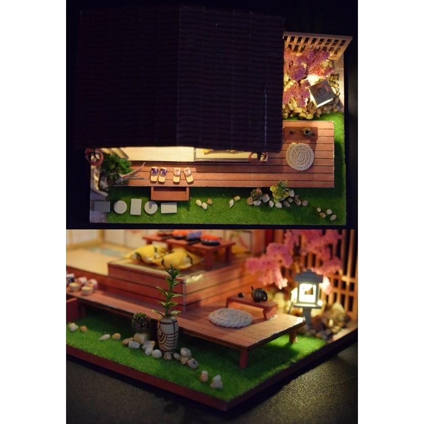 完成品 ミニチュア ドールハウス ジオラマ 日本家屋 和室 寿司 家 模型 建物 Ba430 末吉屋 通販 Yahoo ショッピング