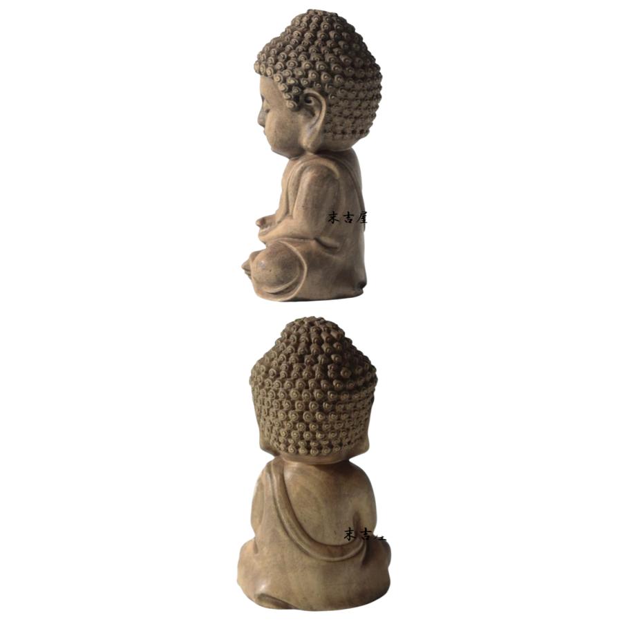 木彫り 仏像 阿弥陀如来 お釈迦様仏陀 座像 阿弥陀如来像 置物