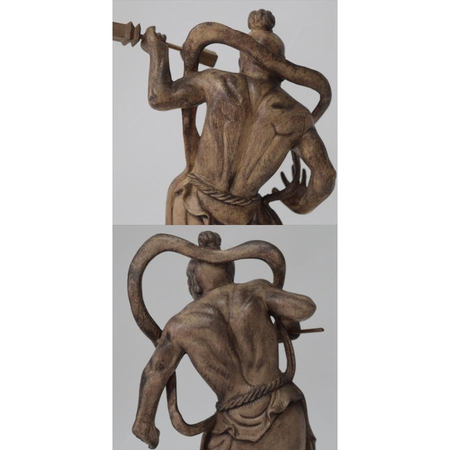 高19.8cm 木彫り 仏像 金剛力士像 仁王像 仏教美術 置物 高19.8cm 木彫り 仏像 金剛力士像 仁王像 仏教美術 置物