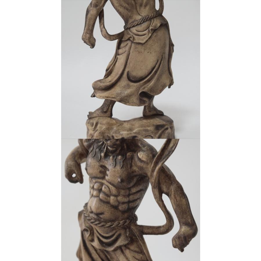 高19.8cm 木彫り 仏像 金剛力士像 仁王像 仏教美術 置物 高19.8cm 木彫り 仏像 金剛力士像 仁王像 仏教美術 置物