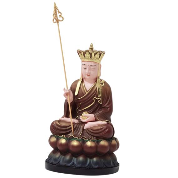 【修縁堂】メッキ 延命地蔵 置物 仏像 地蔵菩薩 仏教工芸品 鎮宅辟邪 真鍮製 修縁堂】メッキ 延命地蔵 置物 仏像 地蔵菩薩 仏教工芸品 鎮宅辟邪