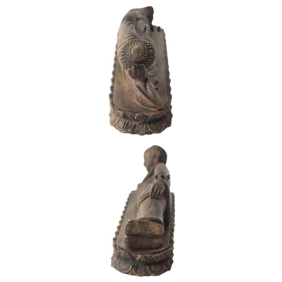 木彫り 仏像 涅槃 釈迦如来 寝仏 仏教 仏教美術 置物 フィギュア 木彫