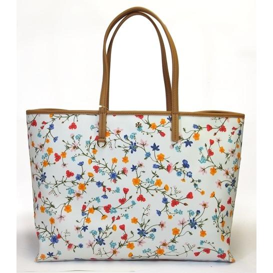 トリーバーチ トートバッグ 花柄 アイボリーマルチ Tory Burch Kerrington Square Tote 135 La Rumeur 通販 Yahoo ショッピング