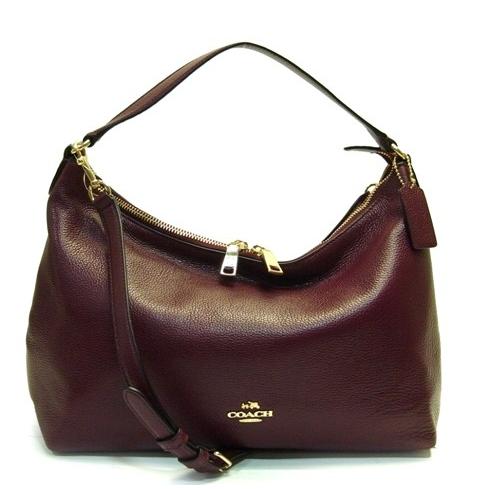 コーチ Coach ショルダーバッグ 2way レザー セレスト ダークレッド ワイン系 25030e Coach 25030e Imbur La Rumeur 通販 Yahoo ショッピング