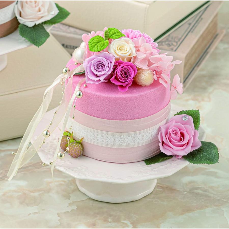 新しいブランド 花 枯れない ケーキ アニバーサリー プリザーブドフラワー フラワーケーキ 結婚祝い お祝い 出産 入学 卒業 母の日 薔薇 アレンジメント ギフト 生花 Essegtogo Com