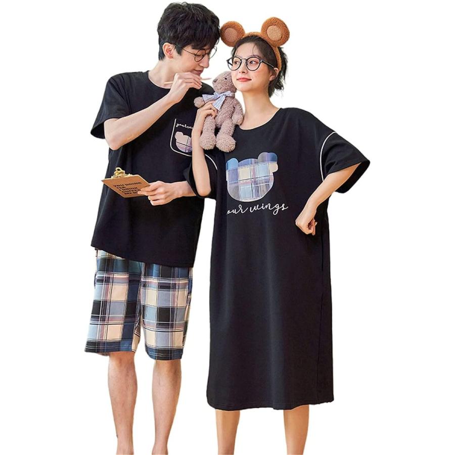 最大 Offクーポン コットン 100 パジャマ レディース メンズ 春夏 春 半袖 ルームウェア 夏 Babylonrooftop Com Au