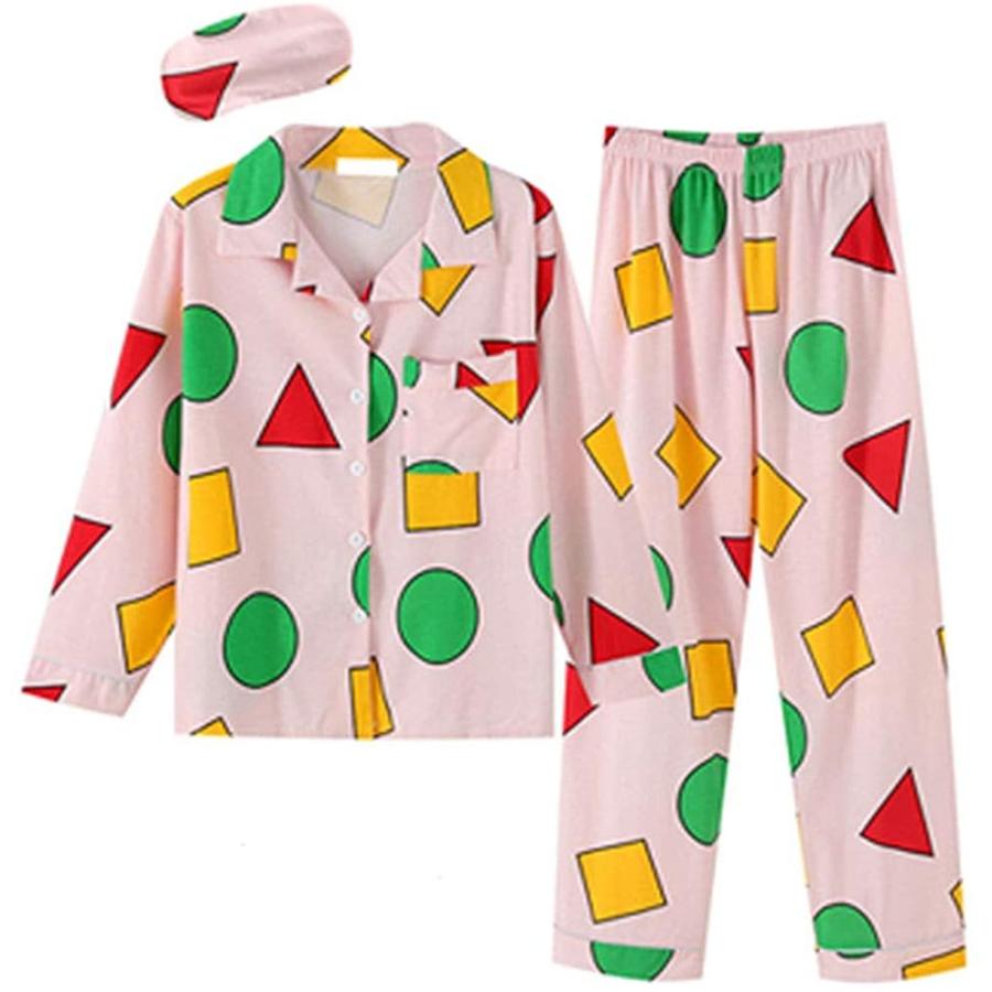 35 Off クレヨンしんちゃんパジャマ レディース三点セットルームウェアセットパジャマインナーウェア コットン長袖 春夏秋 ルームウェア 寝間着上下セット ピン Babylonrooftop Com Au