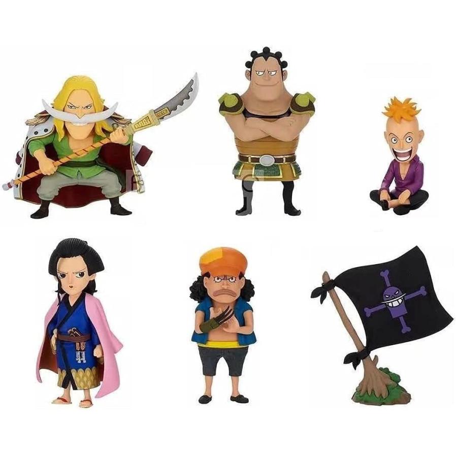超人気 ワンピース ワールドコレクタブルフィギュア ワノ国回想編3 全6種セット フルコンプ