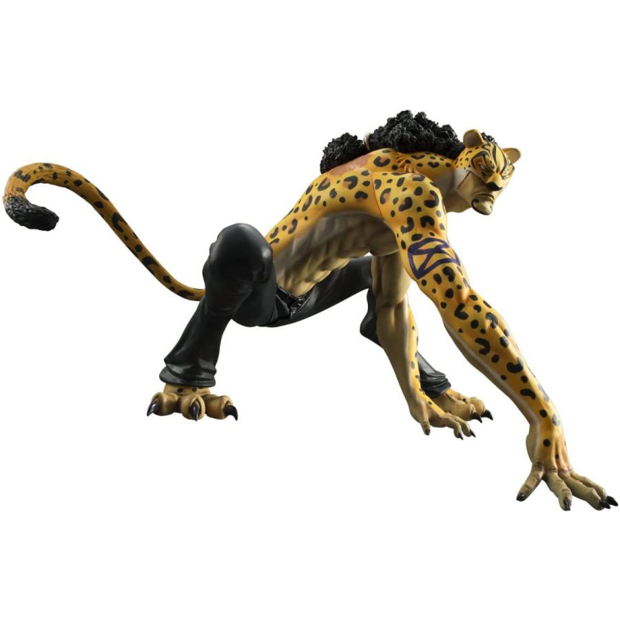 年中無休 紙絵武身 ロブ ルッチver 豹 Mas ワンピースシリーズ Portrait Of Pirates フィギュア