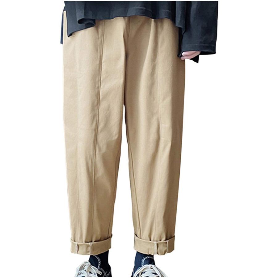 ファッション 限定数のみ ゴスファング メンズ ワイドパンツ チノパン テーパード カジュアル 無地 シンプル ロングパンツ 秋 冬 ベージュ M Go111bem 5vqct3cxkl Wamegofamilyworshipcenter Org