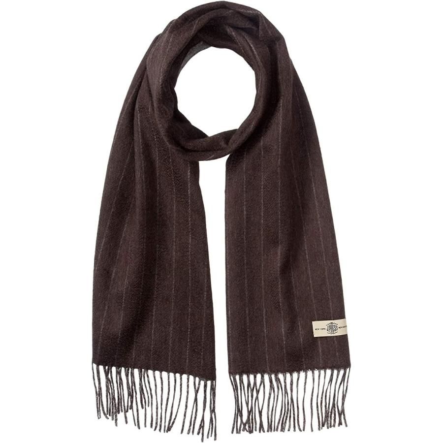 オンラインストア特売中 ジェイプレス J Press カシミヤ リバーシブルマフラー ストライプチェック F ダークブラウン系1 メンズ 直売本物 Ssl Daikyogo Or Jp