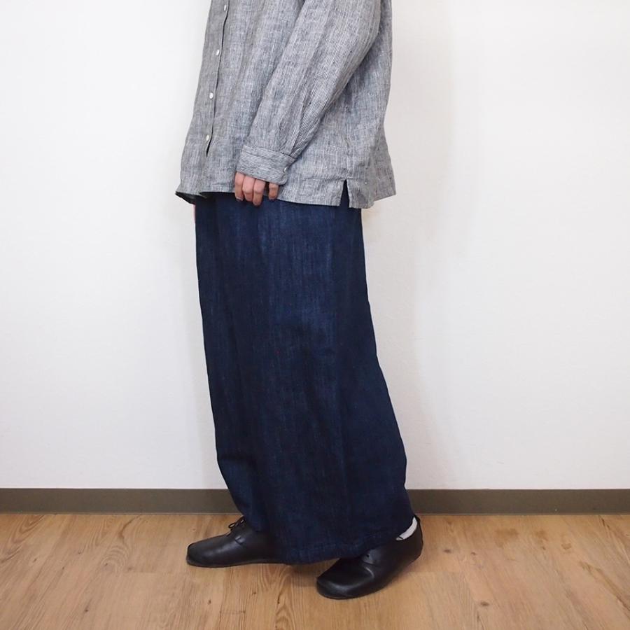 HEAVENLY（ヘブンリー） コットン リネン デニム ワイド パンツ 春 夏