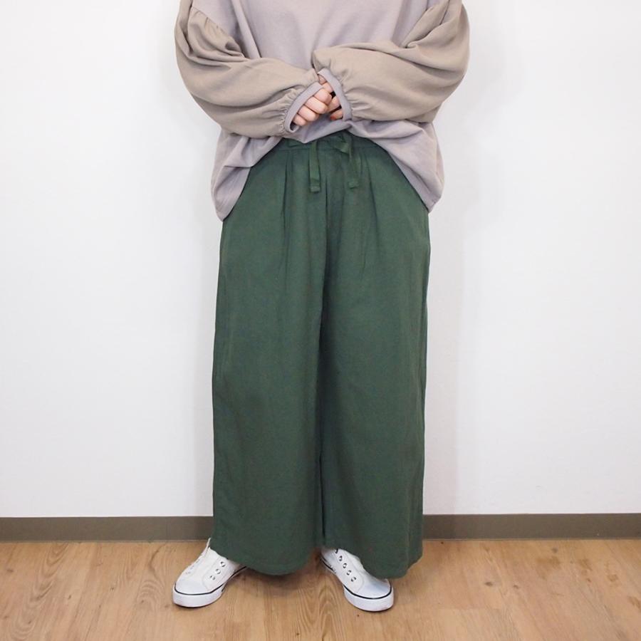 セール　susuri コットン グースパンツ ワイド ガウチョパンツ FREE 2539385-kago.jpg