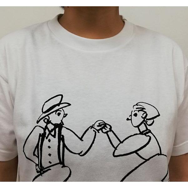 Harvesty ハーベスティ コットン 天竺 プリントtシャツ ダンス レディースファッション レディーストップス 半袖 Tシャツ イワサトミキ A52004 ナチュラル服トートバッグシュガー 通販 Yahoo ショッピング