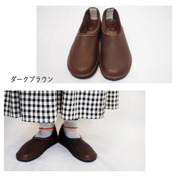 ramble comfort ランブルコンフォート スリッポン レディース レザー 