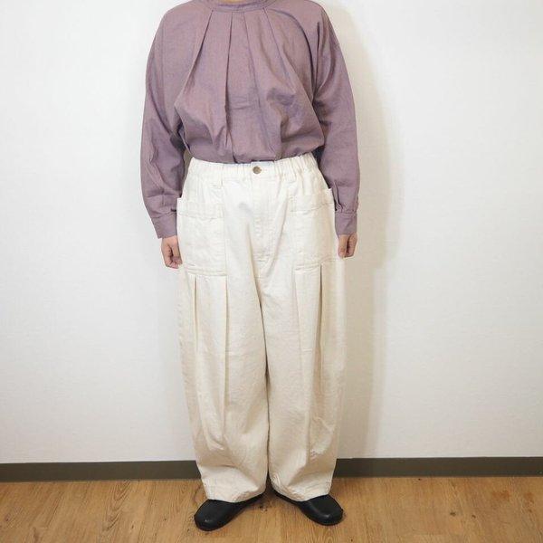 tumugu/ツムグ 12oz オーガニックデニム テーパードパンツ レディース 
