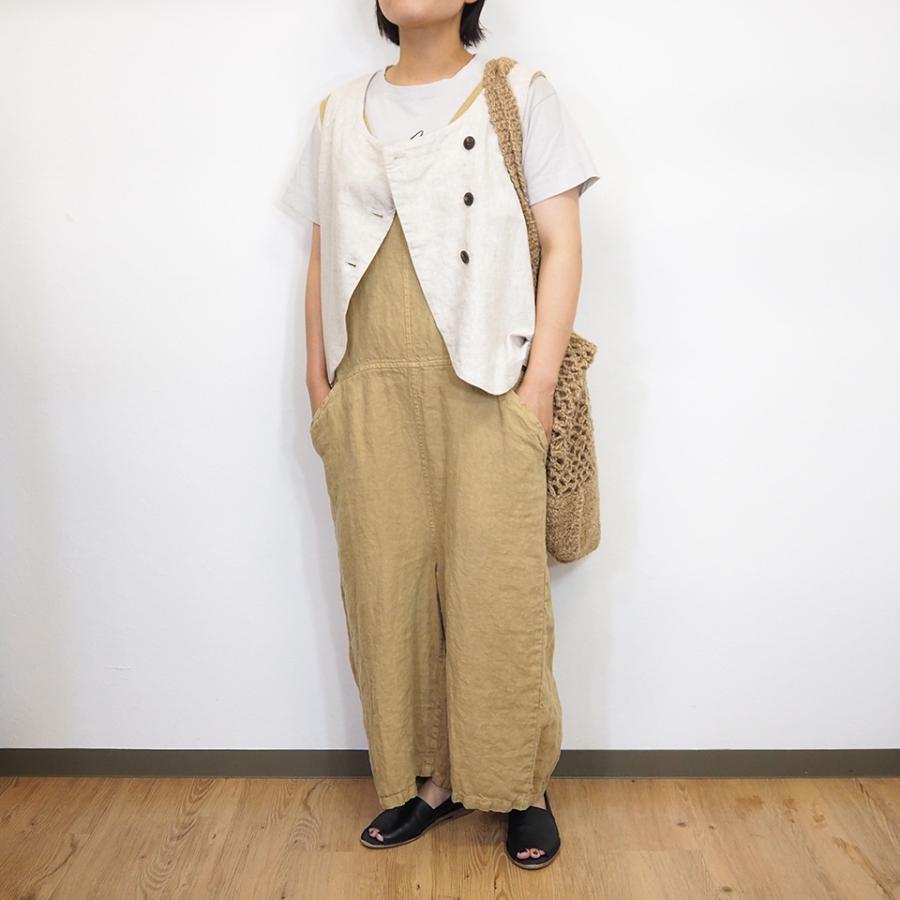 tumugu tumugu/ツムグ ソリト リネン サロペット ワイド パンツ tumugu tumugu/ツムグ ソリト リネン サロペット ワイド パンツ