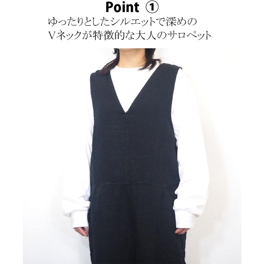 tumugu tumugu/ツムグ ソリト リネン サロペット ワイド パンツ tumugu tumugu/ツムグ ソリト リネン サロペット ワイド パンツ