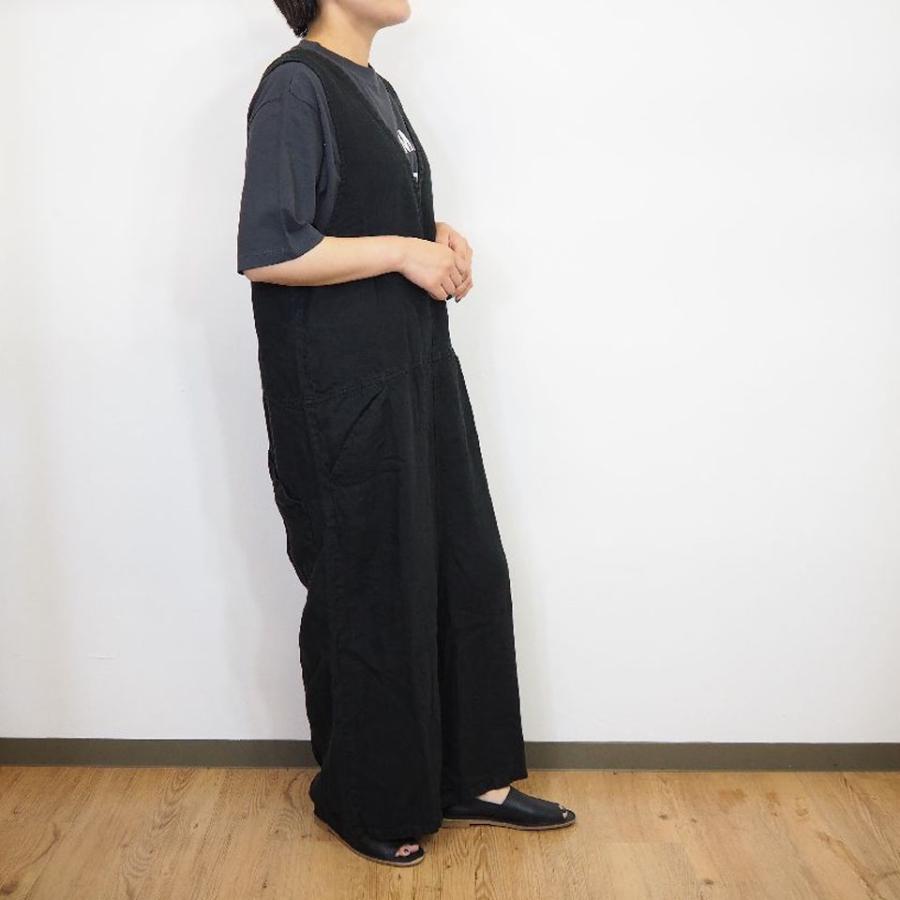 tumugu tumugu/ツムグ ソリト リネン サロペット ワイド パンツ