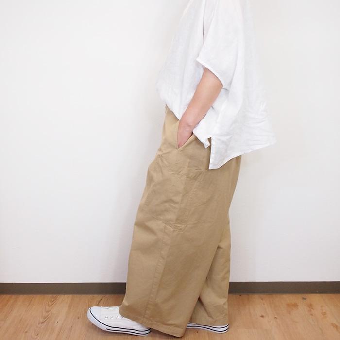 値下げ！新品未使用！tumugu: ベージュ カジュアルパンツ ゴムウエスト 楽天市場】tumugu ツムグ（カラーベージュ）（パンツ｜ボトムス