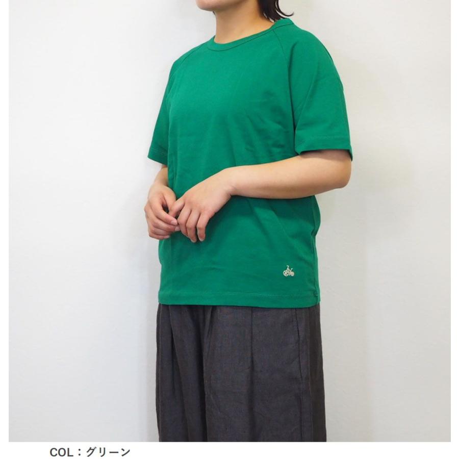 Bliss Bunch/ブリスバンチ リサイクルコットン ラグラン プルオーバー Tシャツ 天竺 半袖 大人 カワイイ ナチュラル服 30代 40代｜sugar-babe｜10