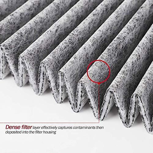 Puroma Cabin Air Filter with Activated Charcoal Layer Replacement for