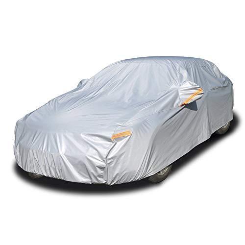 購入価格 kayme 6層カーカバー防水全天候型自動車用屋外フルカバー雨日
